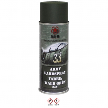 Farbspray wald grün matt, 400 ml